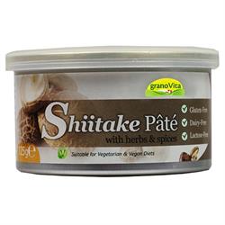 Shiitake Pate 125g (zamów pojedynczo lub 12 na wymianę zewnętrzną)