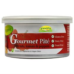Økologisk tofu og tomatpaté 125 g (bestil i singler eller 12 for detail ydre)