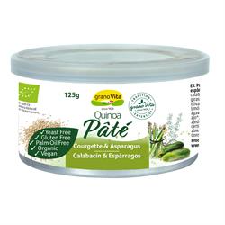 Org Quinoa Pate with Courgette & Asparagus 125g (order in singles or 12 for trade outer)