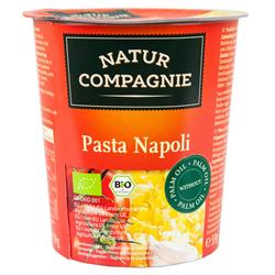 10% RABAT Tomat og hvidløg økologisk Pasta Napoli 59g (bestil i single eller 8 for bytte ydre)