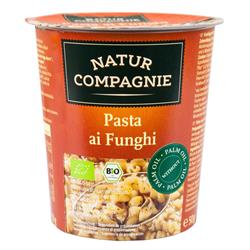 Organic snack pot pasta dish with mushrooms 50g (order in singles or 8 for trade outer)