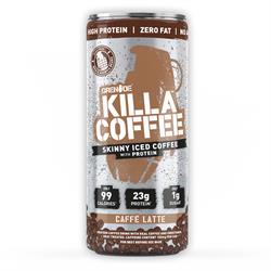 Grenade Killa Coffee - プロテイン入りアイススキニーラテ 250ml (トレードアウターの場合は 8 個を注文)