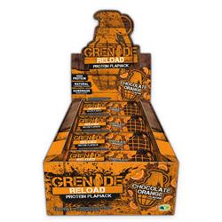Herlaad Flapjack Chocolade Oranje 70g (bestel 12 voor retailverpakking)