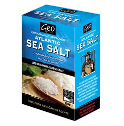 Organically Approved Atlantic Sea Salt - Crystals 250g
