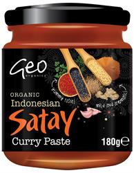 Pastas - pasta de curry satay indonesio orgánica 180g