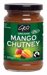 Condimentos - chutney de mango orgánico de comercio justo 300g