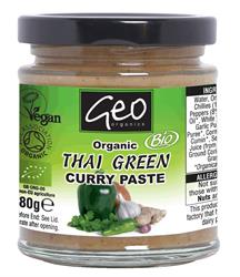 معاجين - معجون الكاري الأخضر التايلاندي العضوي 180 جرام