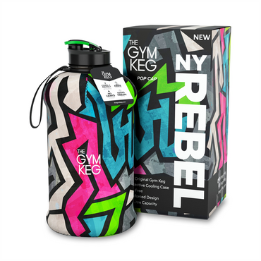 The Gym Keg Water Bottle 2200ml / NY Rebel