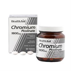 Chromium Picolinate 200ug tabletter 60'erne