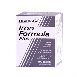 Fórmula de hierro plus - 100 tabletas