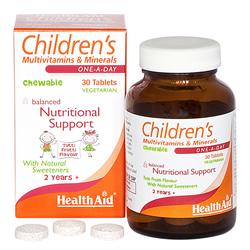 فيتامينات متعددة + معادن للأطفال - 30 قرصًا