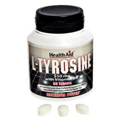 L-tyrosine 550mg - 60 טבליות
