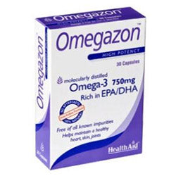 Ampolla de omegazon (aceite de pescado omega 3) - 30 cápsulas