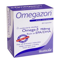 Omegazon (huile de poisson oméga 3) - 60 gélules