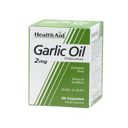 Garlic Oil 2mg (odourless) - 60 Vegicaps