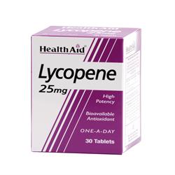 Licopeno 25 mg - 30 Tabletas