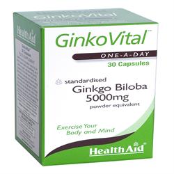 Ginko Vital Gingko Biloba 5000 mg – 30 Kapseln