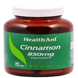Cinnamon 850mg Equivalent - 30 Capsules