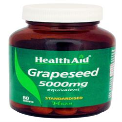 Grapeseed Extract 5000mg Equivalent - 60 Tablets
