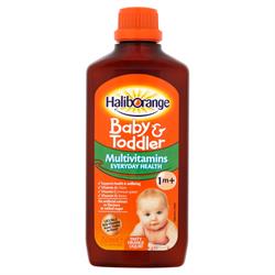 Haliborange Baby &amp; Toddler Multivitamin Liquid 250 ml (commander en simple ou 5 pour le commerce extérieur)