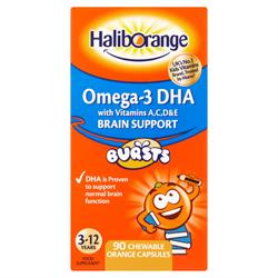 Haliborange Omega-3 Cápsulas Masticables Naranja 90s