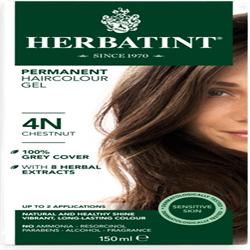 Chestnut Ammonia Free hair Colour 4N 150ml (order in singles or 12 for trade outer)