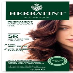 Light Copper Chestnut Ammonia Free hair Colour 5R 150ml (order in singles or 12 for trade outer)
