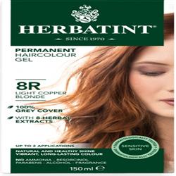 Light Copper Blonde Ammonia Free hair Colour 8R 150ml (order in singles or 12 for trade outer)