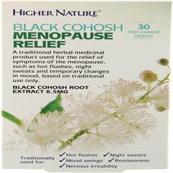 Tradicional Herbals Black Cohosh Alivio de la Menopausia 30 Tabletas