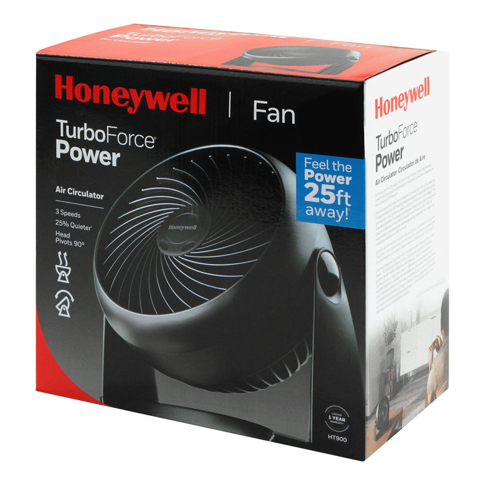 Honeywell double ventilateur | Puissance maximale | 25 % plus silencieux