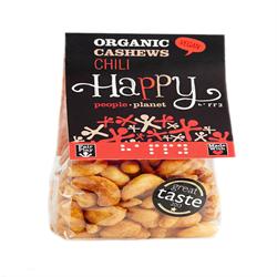 Organic F/T Cashews with Chilli 120g (order in singles or 12 for trade outer)