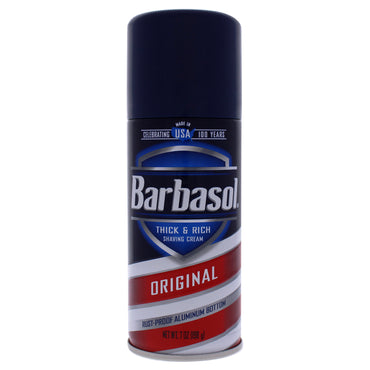 Original Thick Rich Shaving Cream by Barbasol for Men - 7 oz Shaving Cream