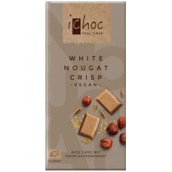 10% OFF White Nougat Crisp vegan 80g (pedido avulso ou 10 para troca externa)