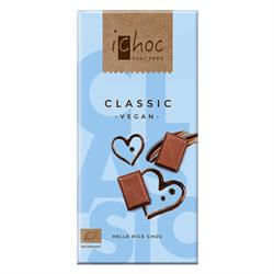 10% RABAT iChoc Classic Chocolate vegansk 80g (bestil 10 for detail ydre)