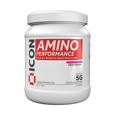 Ícone nutrição amino desempenho 360g / ponche de frutas