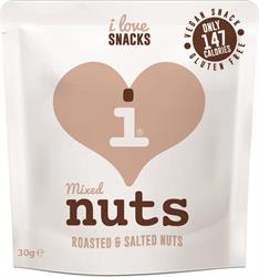 Roasted & Smoked Nuts 30g (order in multiples of 6 or 12 for trade outer)