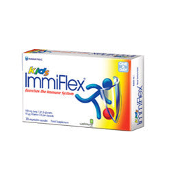 Kids ImmiFlex 100 mg + 10 mcg Vitamina D3 30 Cápsulas