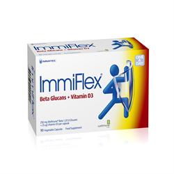 ImmiFlex 250 mg + 20 mcg ビタミン D3 90 カプセル