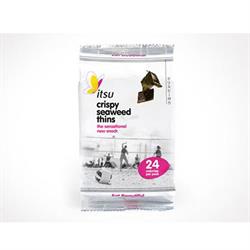 Sea Salt Crispy Seaweed Thins 5g (order in multiples of 3 or 18 for trade outer)