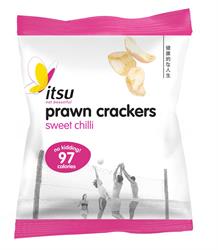 Sweet Chili Prawn Crackers 19 g (bestill i multipler på 3 eller 24 for bytte ytre)
