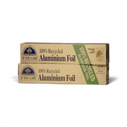 Gerecycleerde aluminiumfolie, doos van 10 m (bestel per stuk of 12 voor inruil)