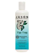 Champú terapéutico con aceite de árbol de té orgánico 517 ml (pedir por separado o 12 para el comercio exterior)