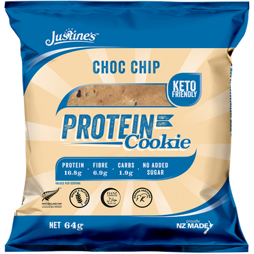 Justine's Cookies Protein Cookie 12x64g / Choc Chip