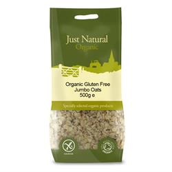 Organic Gluten Free Jumbo Oats 500g