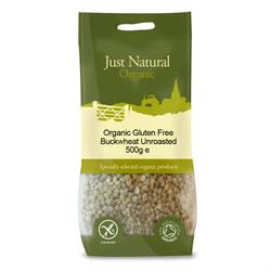 Organic Gluten Free Buckwheat Unroasted 500g