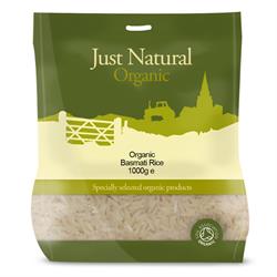 Økologisk basmati hvit ris 1000g