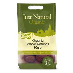 Organic Almonds Whole 80g