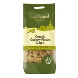 Organic Cashews Pieces 125g