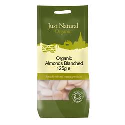 Organic Almonds Blanched 125g