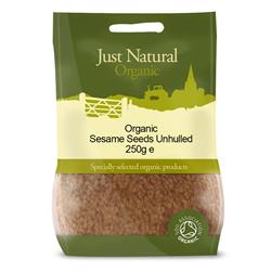 Organic Sesame Seeds Unhulled 250g
